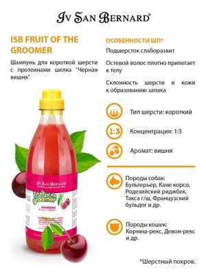      Iv San Bernard ISB Fruit of the Groomer Black Cherry        1  (,  2)