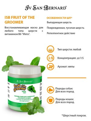      Iv San Bernard ISB Fruit of the Groomer Mint         6 1  (,  4)