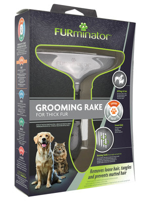    FURminator  FURminator Rake   18  (,  8)