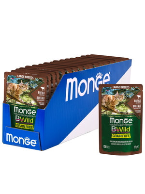   Monge   Monge Cat BWild GRAIN FREE      ,     ,  85  (,  8)