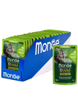   Monge   Monge Cat BWild GRAIN FREE   , ,      ,  85  (,  8)