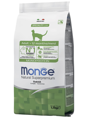   Monge   Monge Cat Speciality Line Monoprotein Adult   ,   1,5  (,  11)