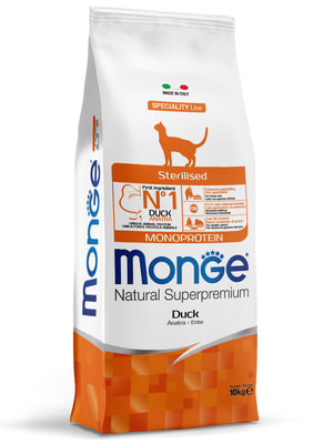   Monge   Monge Cat Speciality Line Monoprotein Sterilised   ,   10  (,  11)