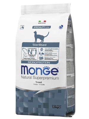   Monge   Monge Cat Speciality Line Monoprotein Sterilised   ,   1,5  (,  11)