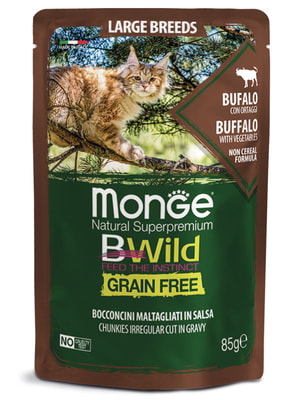   Monge   Monge Cat BWild GRAIN FREE      ,     ,  85  ()