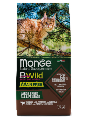   Monge   Monge Cat BWild GRAIN FREE     , ,   , 1,5  ()