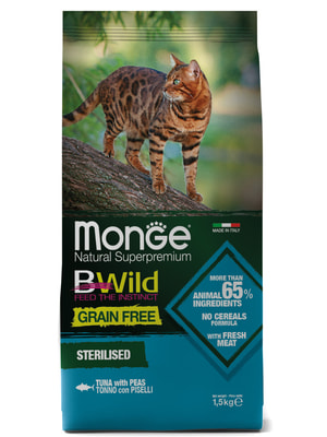   Monge   Monge Cat BWild GRAIN FREE   , ,  , 1,5  ()