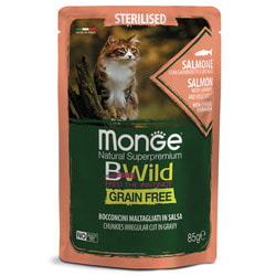   Monge   Monge Cat BWild GRAIN FREE   , ,      ,  85 