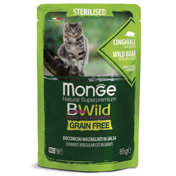   Monge   Monge Cat BWild GRAIN FREE   , ,      ,  85 