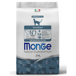   Monge   Monge Cat Speciality Line Monoprotein Sterilised   ,   400 